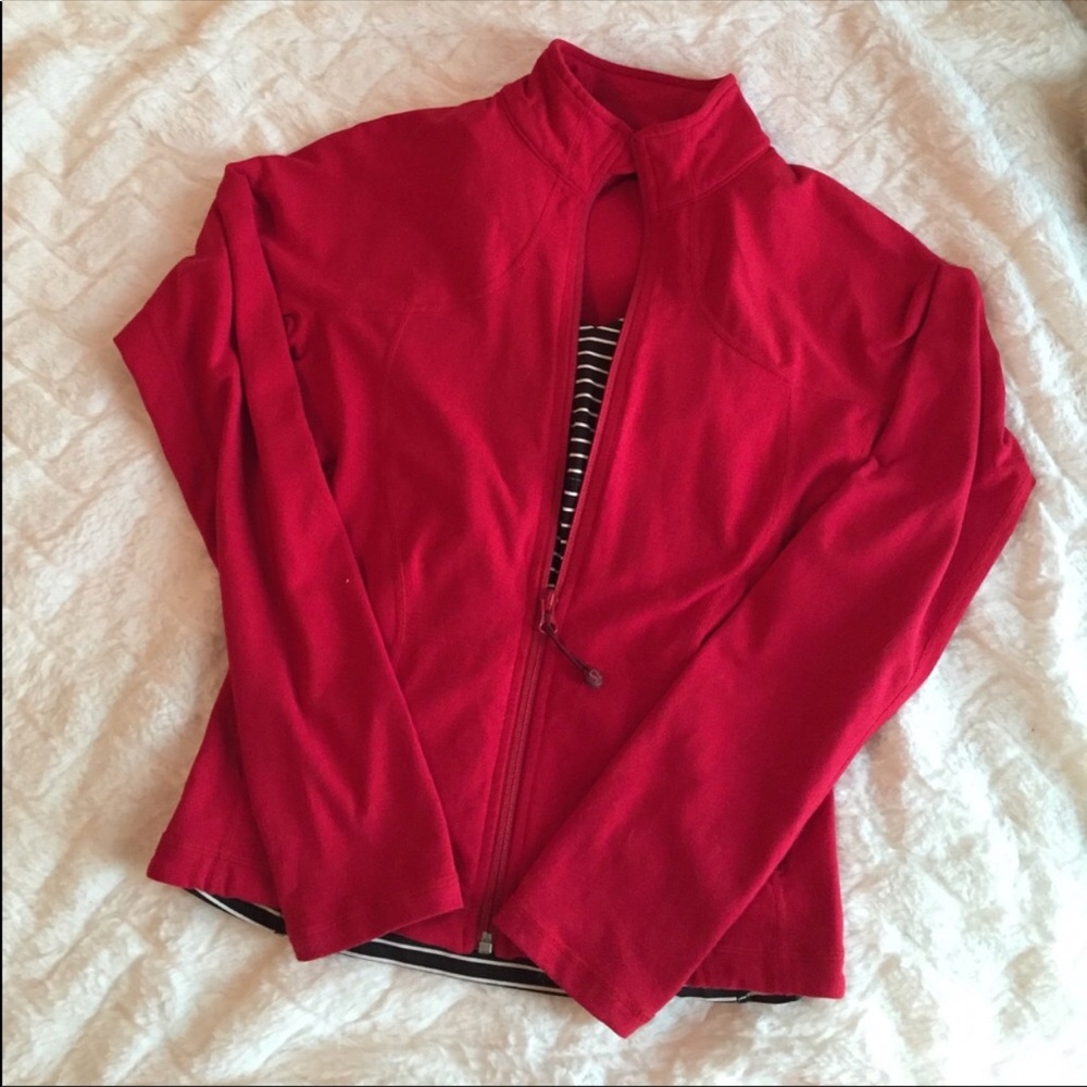 Lululemon Red Forme Jacket size 6